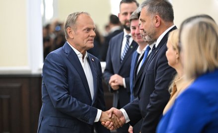 Donald Tusk i Waldemar Żurek