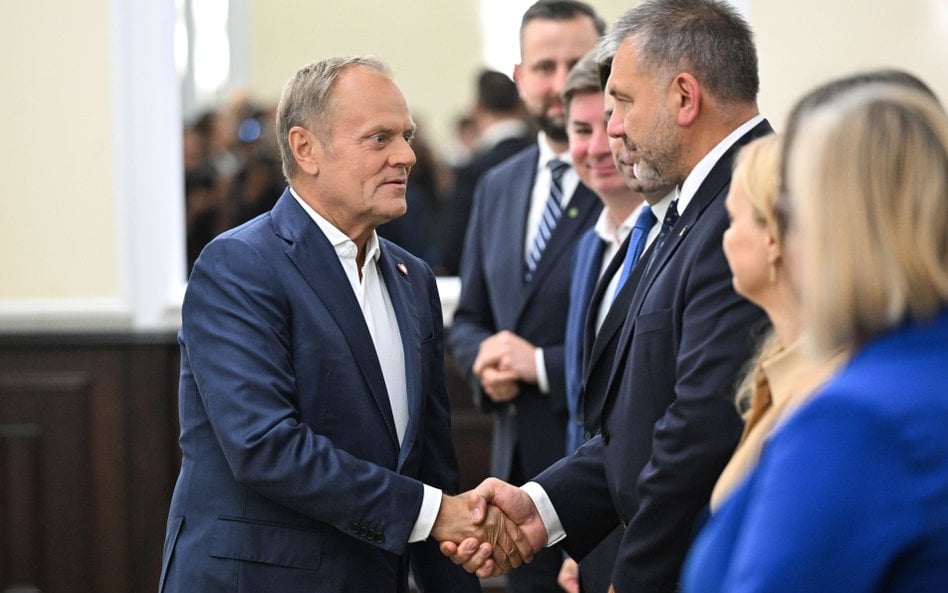 Donald Tusk i Waldemar Żurek