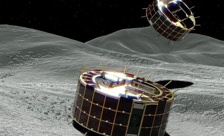 Wizualizacja komputerowa lądowania łazików