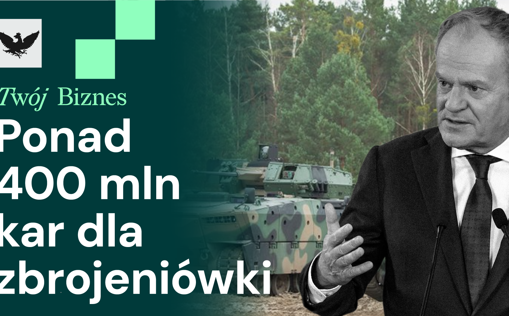 Kary dla zbrojeniówki, Boeing wraca na szczyt, podwyżka ceł na stal