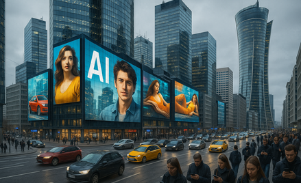 Masowo generowane obrazy za pomocą AI coraz śmielej wkraczają do przestrzeni reklamowej