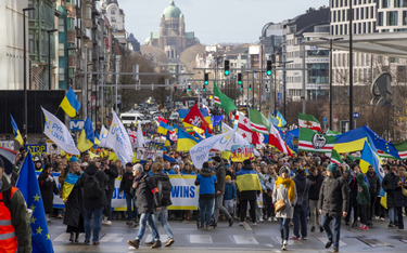 Proukraińska demonstracja w Brukseli