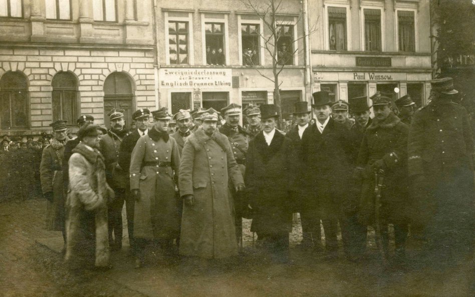 Generał Józef Haller z wojskiem na Pomorzu, Tczew, 1920 r.