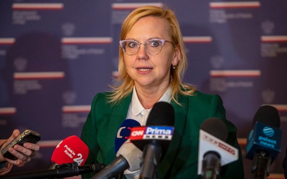 Minister klimatu i środowiska Anna Moskwa