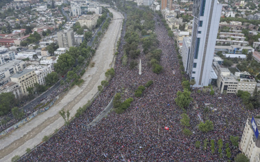 Ponad milion osób wyszło na ulice w Chile