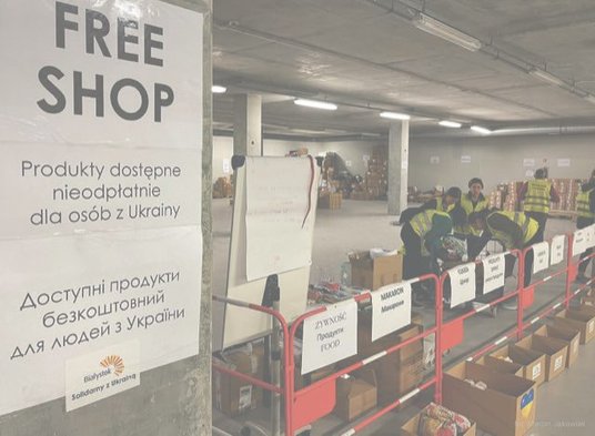 Punkt zbierania darów działa na Stadionie Miejskim