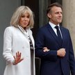 Prezydent Francji Emmanuel Macron i pierwsza dama Brigitte Macron