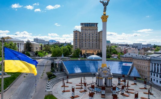 Majdan, centrum Kijowa