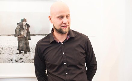 Adam Pańczuk na wystawie w zamojskim Ratuszu