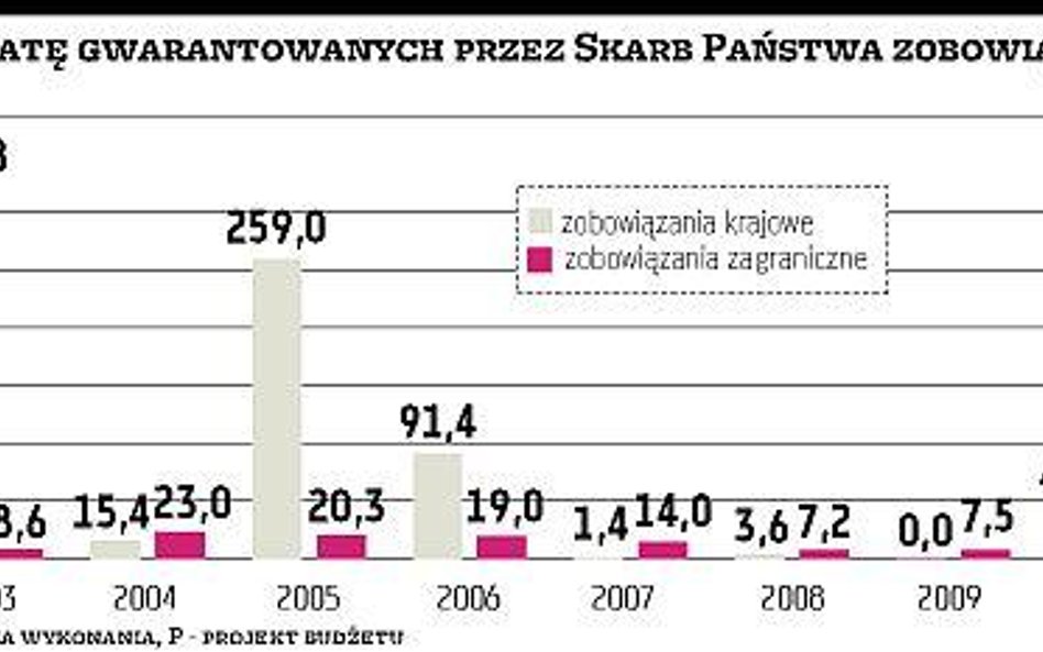 Rekordowe wypłaty rządowych gwarancji