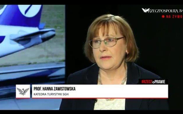 prof. Hanna Zawistowska z Katedry Turystyki SGH, gość Anny Wojdy w piątkowym programie #RZECZoPRAWIE