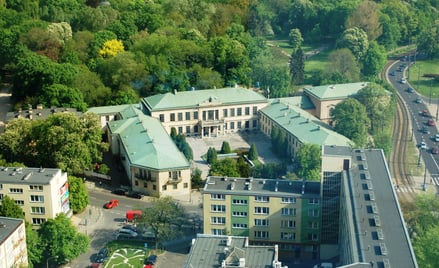 Pałac Błękitny w Warszawie. Tu mieściła się Biblioteka Ordynacji Zamojskiej