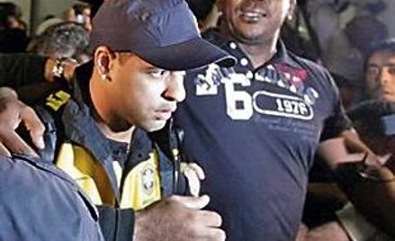 Felipe Melo na lotnisku