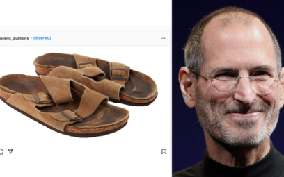 Sandały Jobsa pochodzą z czasów, gdy zakładał on firmę Apple.