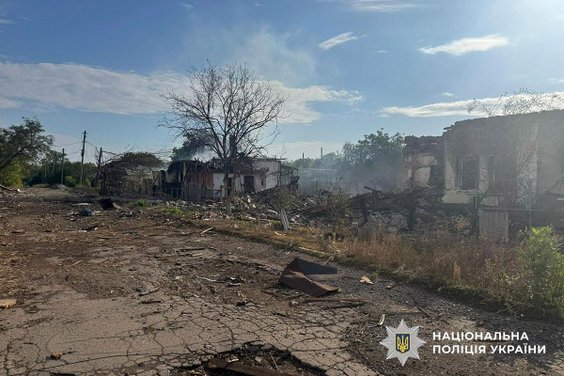 Skutki rosyjskiego ostrzału w obwodzie donieckim