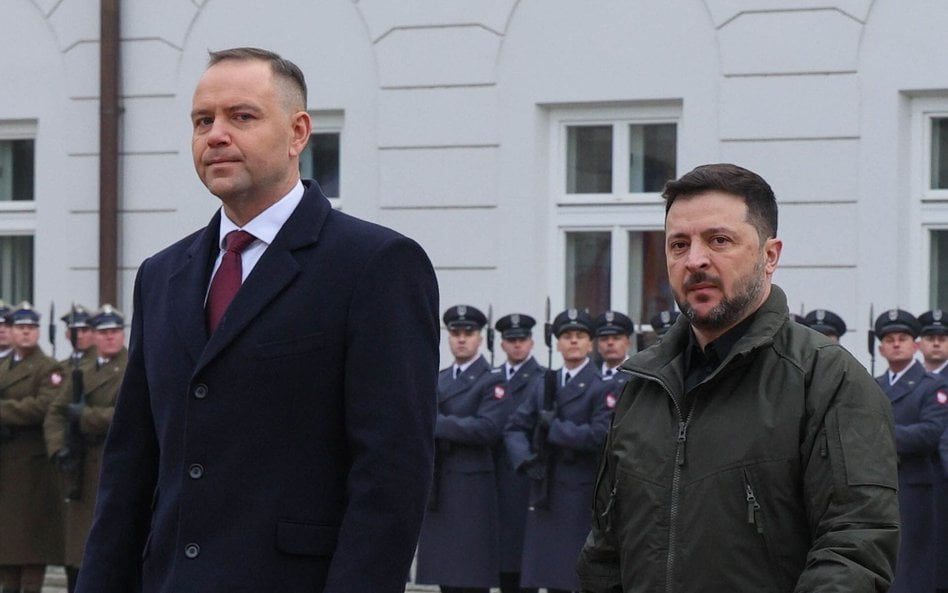 Prezydent Karol Nawrocki i prezydent Ukrainy Wołodymyr Zełenski podczas jednodniowej wizyty ukraińsk