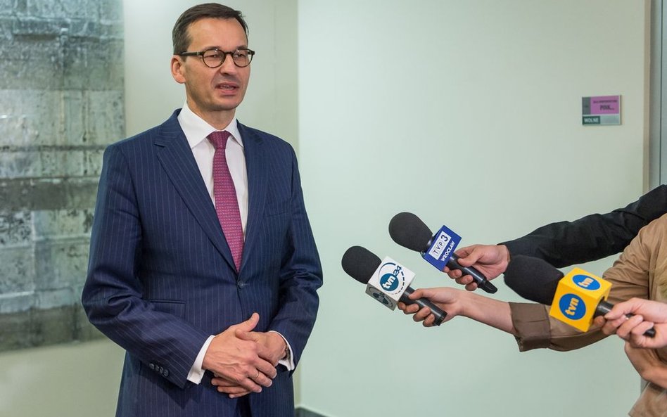 Wicepremier, minister rozwoju i finansów Mateusz Morawiecki