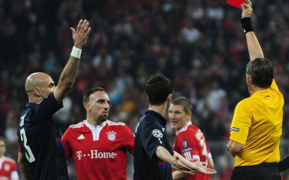 Czerwona kartka dla Ribery'ego
