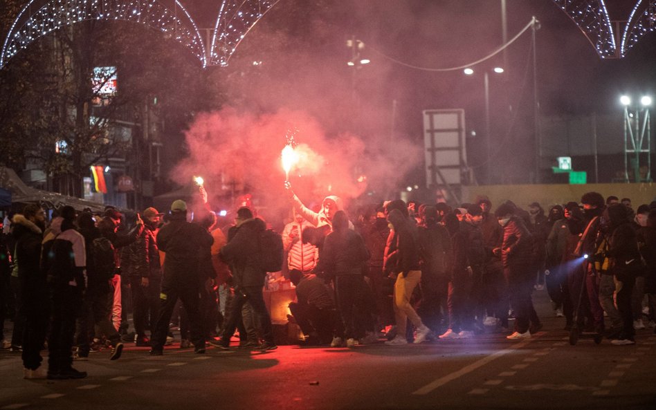 Bruksela, okolice dworca kolejowego Bruksela-Południe