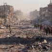 Ruiny miasta Gaza, fotografia z 10 października