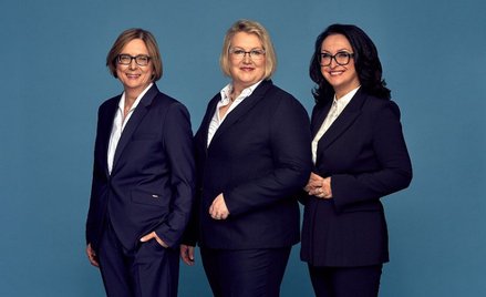 Zarząd Volkswagen Poznań: (od lewej) Liane Lubitz, Stefanie Hegels, Jolanta Musielak