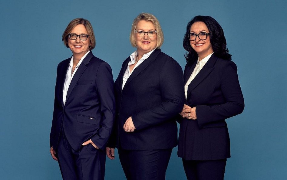 Zarząd Volkswagen Poznań: (od lewej) Liane Lubitz, Stefanie Hegels, Jolanta Musielak