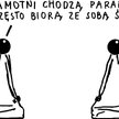 Rysuje Janusz Kapusta. Samotni chodzą parami