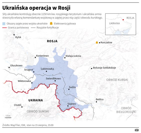 Operación ucraniana en la región de Kursk - a partir del 16 de agosto