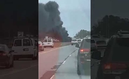 Wojskowy śmigłowiec rozbił się na autostradzie w Alabamie. Nikt nie przeżył