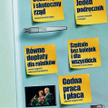 Na nowych plakatach PiS znajdą się umieszczone na lodówce karteczki „przypominajki” z hasłami z prog