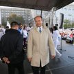 Do zebranych na pl. Konstytucji uczestników marszu pracowników służby zdrowia przemawiał minister zd