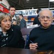 Ewa Lipska i Stanisław Lem na Targach Książki w Krakowie, 2003 r.