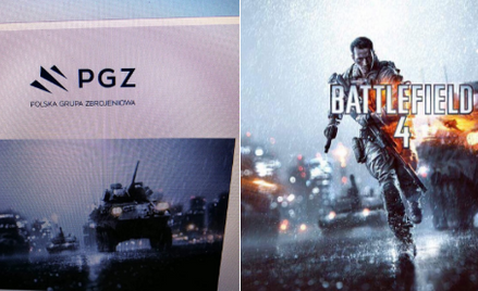 Obrazek z gry wykorzystany przez Polską Grupę Zbrojeniową