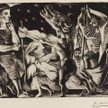 Pablo Picasso (1881–1973), Blind Minotaur Led by a Little Girl in the Night. December 1934. Aquatint