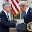 Prezydent USA Donald Trump i Jerome Powell w Białym Domu 2 listopada 2017 r.