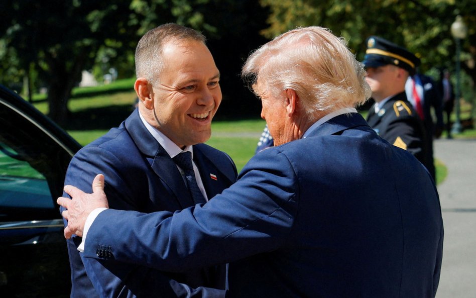 Karol Nawrocki i Donald Trump