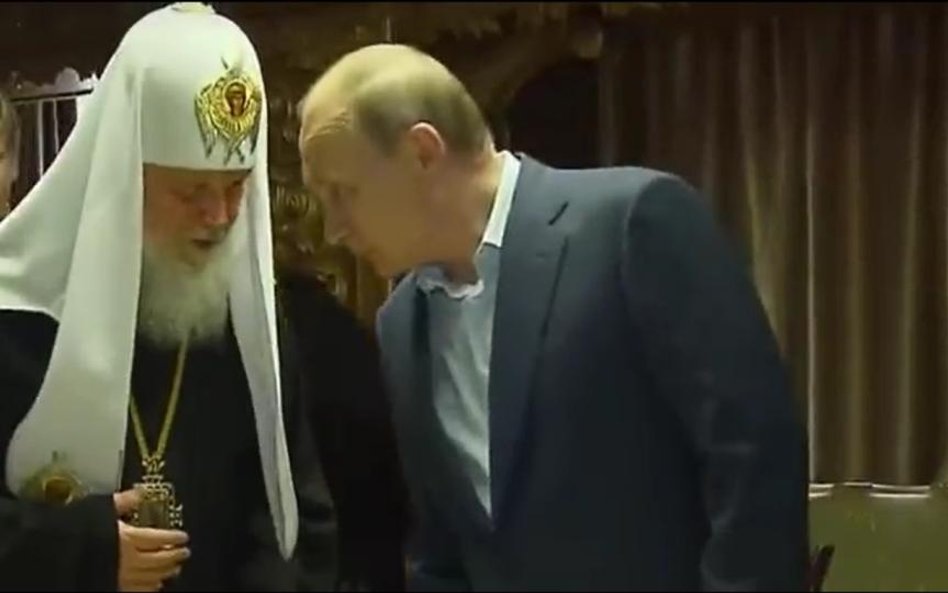 Patriarcha Cyryl I i prezydent Rosji Władimir Putin