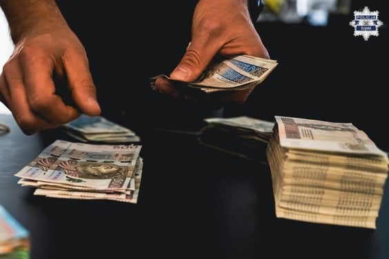 Policja zabezpieczyła ponad milion złotych