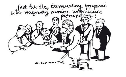 Komentarz rysunkowy. Jest tak źle