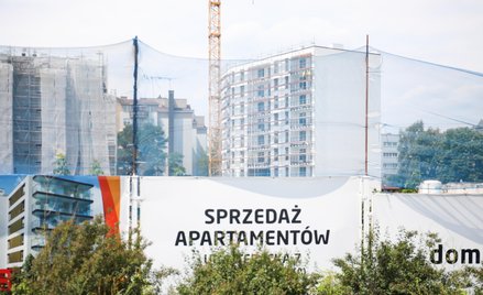 Ogłoszenie o sprzedaży mieszkań w jednej z warszawskich dzielnic