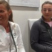 Alicja Rosolska (z lewej) i Abigail Spears, deblowe półfinalistki Wimbledonu 2018