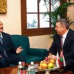 Aleksander Łukaszenko i Michaił Gucerijew znają się od dawna (na zdjęciu spotkanie w Moskwie w grudn