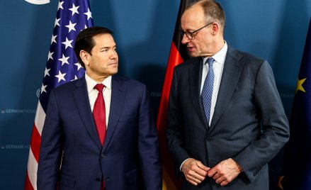 Marco Rubio i Friedrich Merz w Monachium