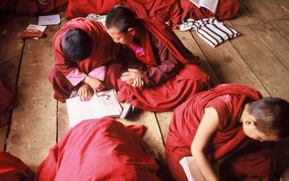 Praktycznie każda rodzina wysyła do klasztoru przynajmniej jednego syna w wieku sześciu lat