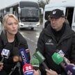 Rosyjska rzeczniczka praw człowieka Jana Lantratowa i ukraiński rzecznik praw człowieka Dmytro Łubin
