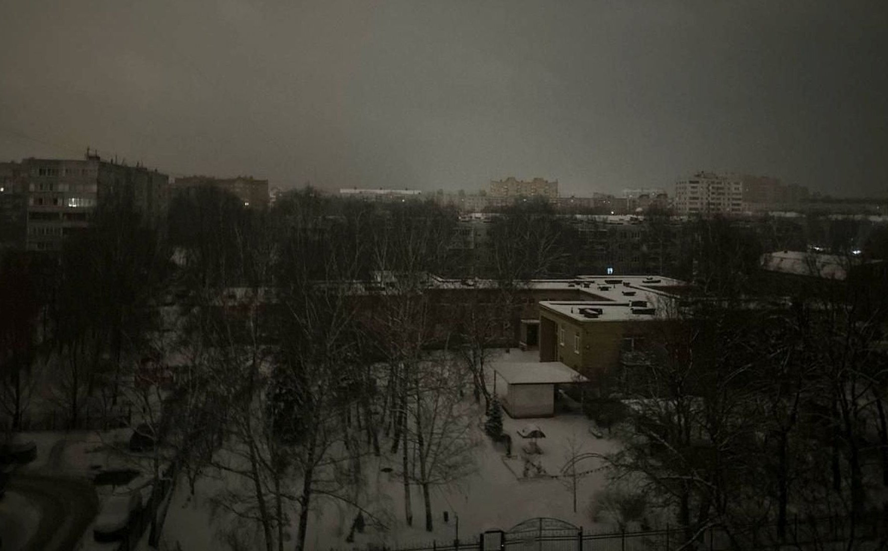 Blackout w obwodzie moskiewskim, ponad 100 000 odbiorców bez prądu