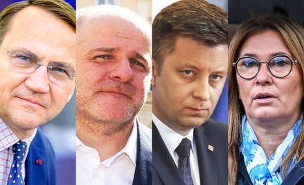 Radosław Sikorski, Paweł Kowal, Michał Dworczyk, Beata Mazurek