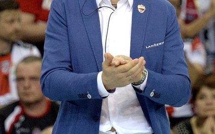 Trener Asseco Resovii Rzeszów Andrzej Kowal.