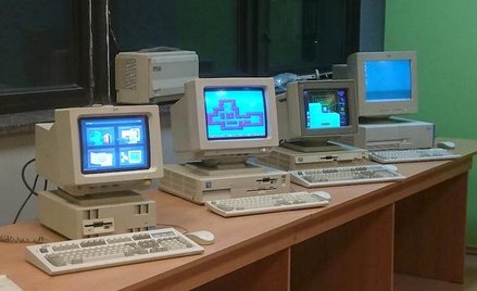 Ze wszystkich maszyn można korzystać - pod okiem pracowników muzeum