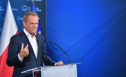 Przewodniczący PO Donald Tusk
